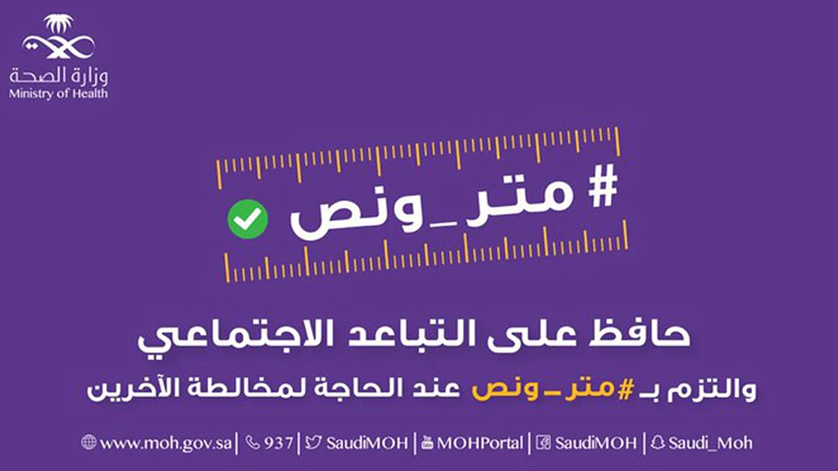 بالصور.. الصحة تطلق حملة «متر ونص» التوعوية للوقاية من كورونا