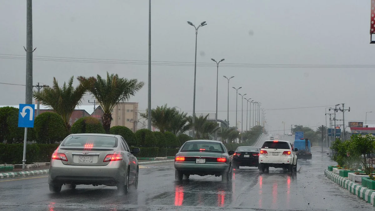 الحصيني: أمطار متفاوتة الشدة على 7 مناطق خلال ساعات
