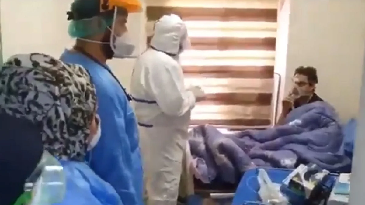 فيديو يوثق اللحظات الأخيرة في حياة الأسطورة أحمد راضي