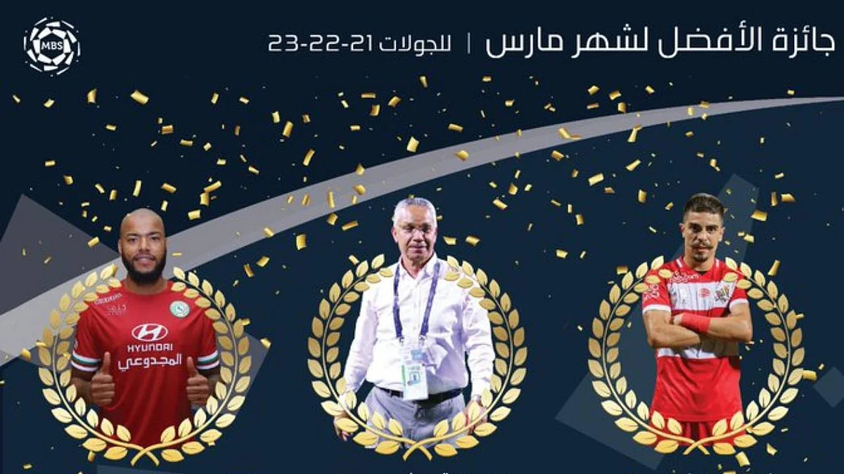 الشابي وجوستافو ومبولحي يحصدون جوائز الأفضل في دوري المحترفين