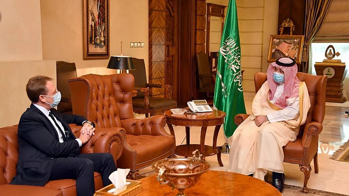بالصور.. الأمير مشعل بن ماجد يستقبل سفير فرنسا لدى المملكة