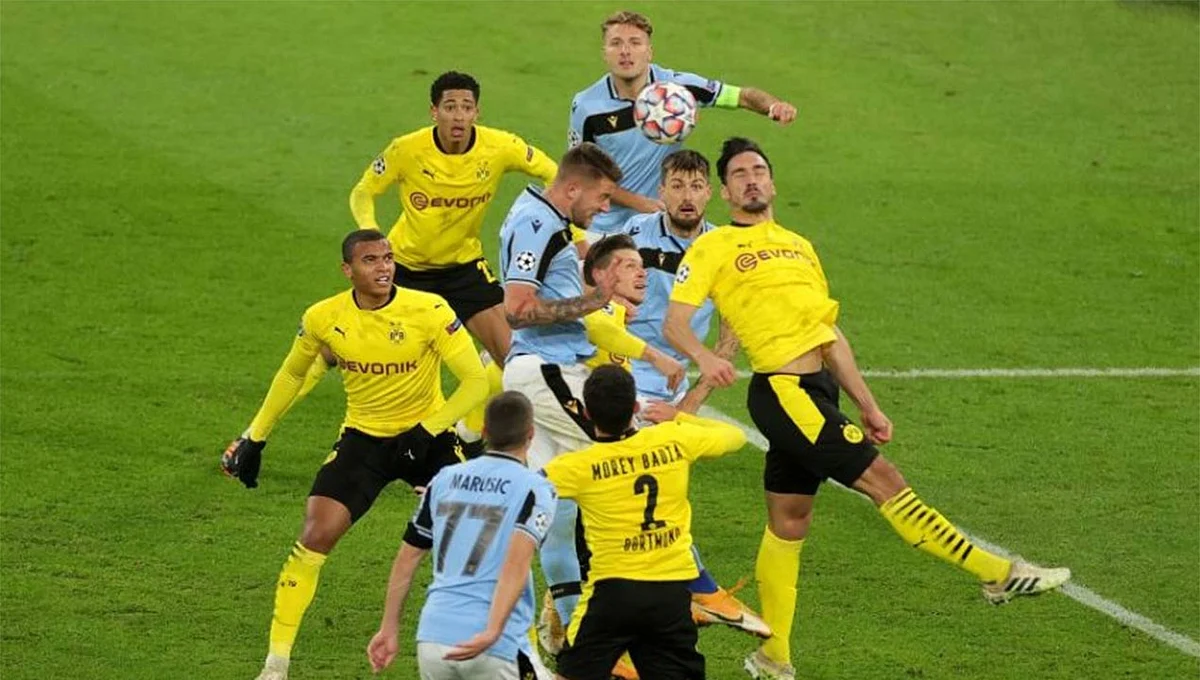 دورتموند يتعادل مع لاتسيو ويضمن التأهل لدور الستة عشر بدوري أبطال أوروبا