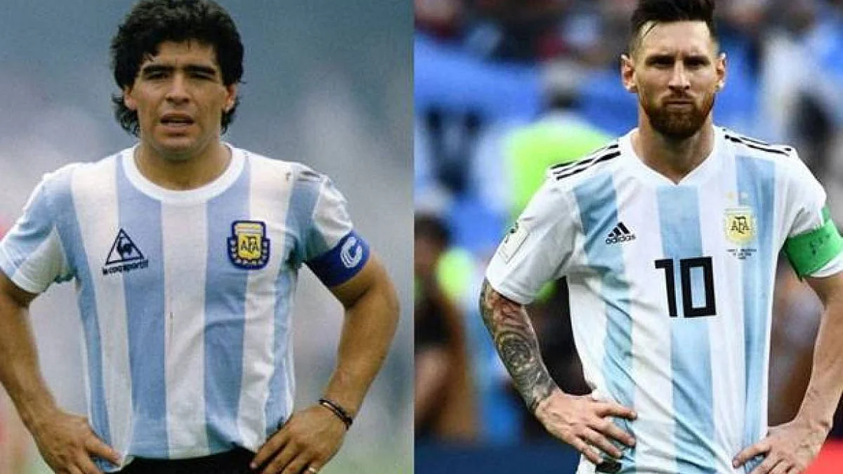 نجل مارادونا يطالب بحرمان ميسي من القميص رقم «10» في برشلونة والأرجنتين