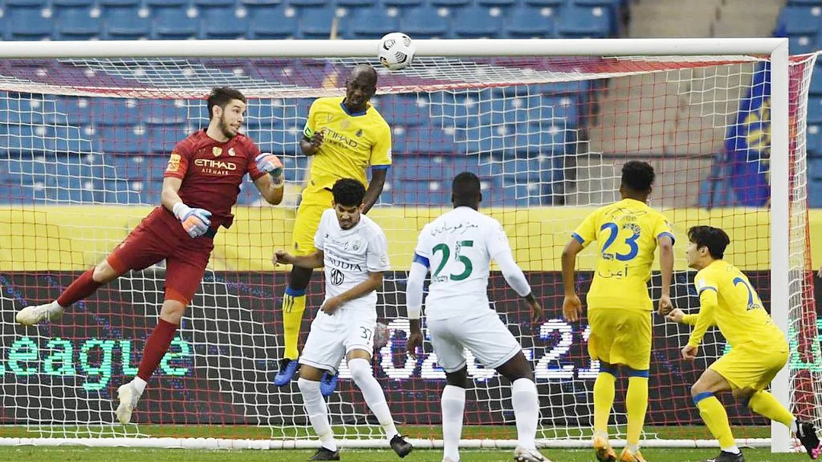التعادل الإيجابي يسيطر على مجريات الشوط الأول من كلاسيكو النصر والأهلي