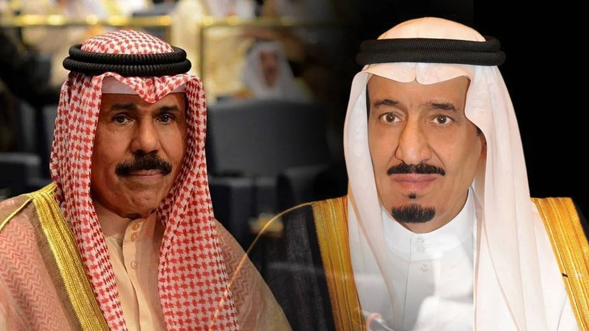 خادم الحرمين يهنئ أمير الكويت بتشكيل الحكومة الجديدة