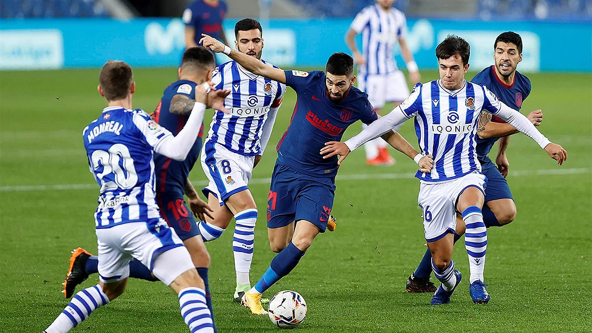 الدوري الإسباني.. أتلتيكو يفوز على ريال سوسيداد ويبتعد بالصدارة