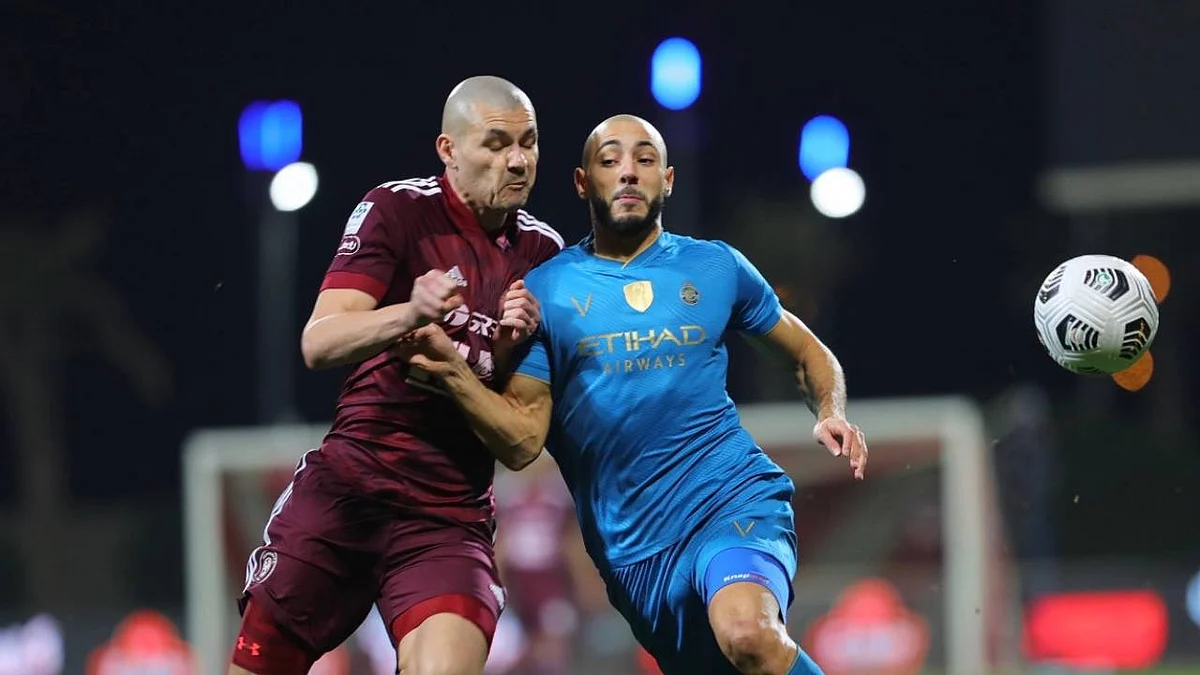 الشوط الأول.. النصر يُبدع ويُقنع ويكتفى بهدفين في شباك الفيصلي
