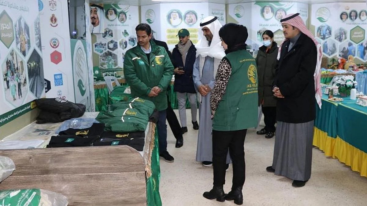 بالصور.. «الرميح» يطّلع على خدمات «إغاثي الملك سلمان» لدعم اللاجئين السوريين بالزعتري