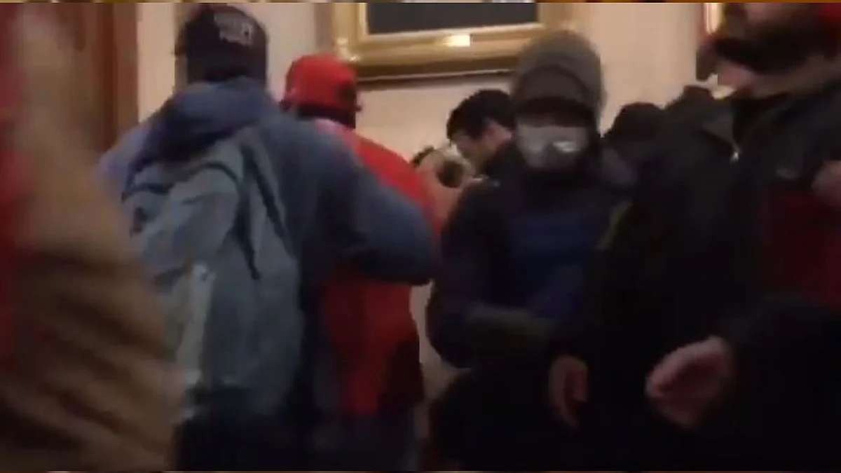فيديو يوثق لحظة إطلاق النار على امرأة من قبل «أمن الكونجرس»