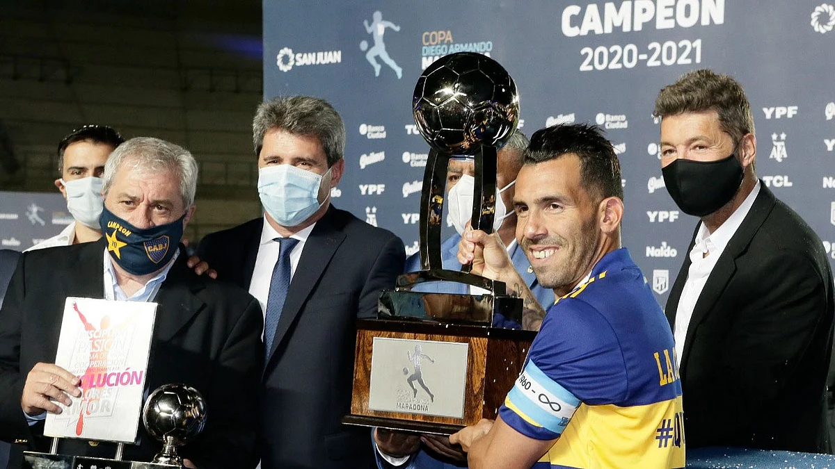 بوكا جونيورز يتوَّج بالنسخة الأولى من كأس مارادونا