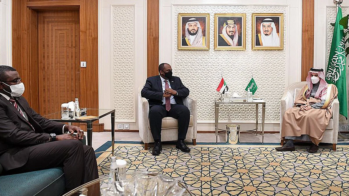وزير الخارجية يستعرض مع عضو المجلس السيادي السوداني العلاقات الثنائية