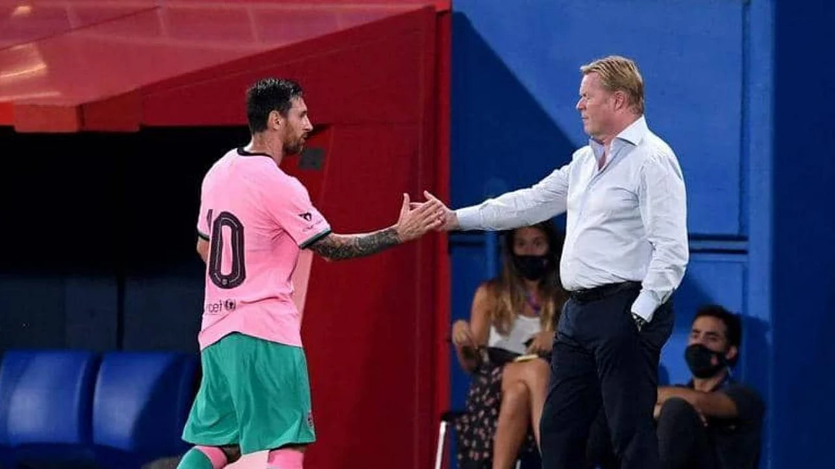 مدرب برشلونة يُشيد بطريقة ميسي في الرد على «تسريب العقد»
