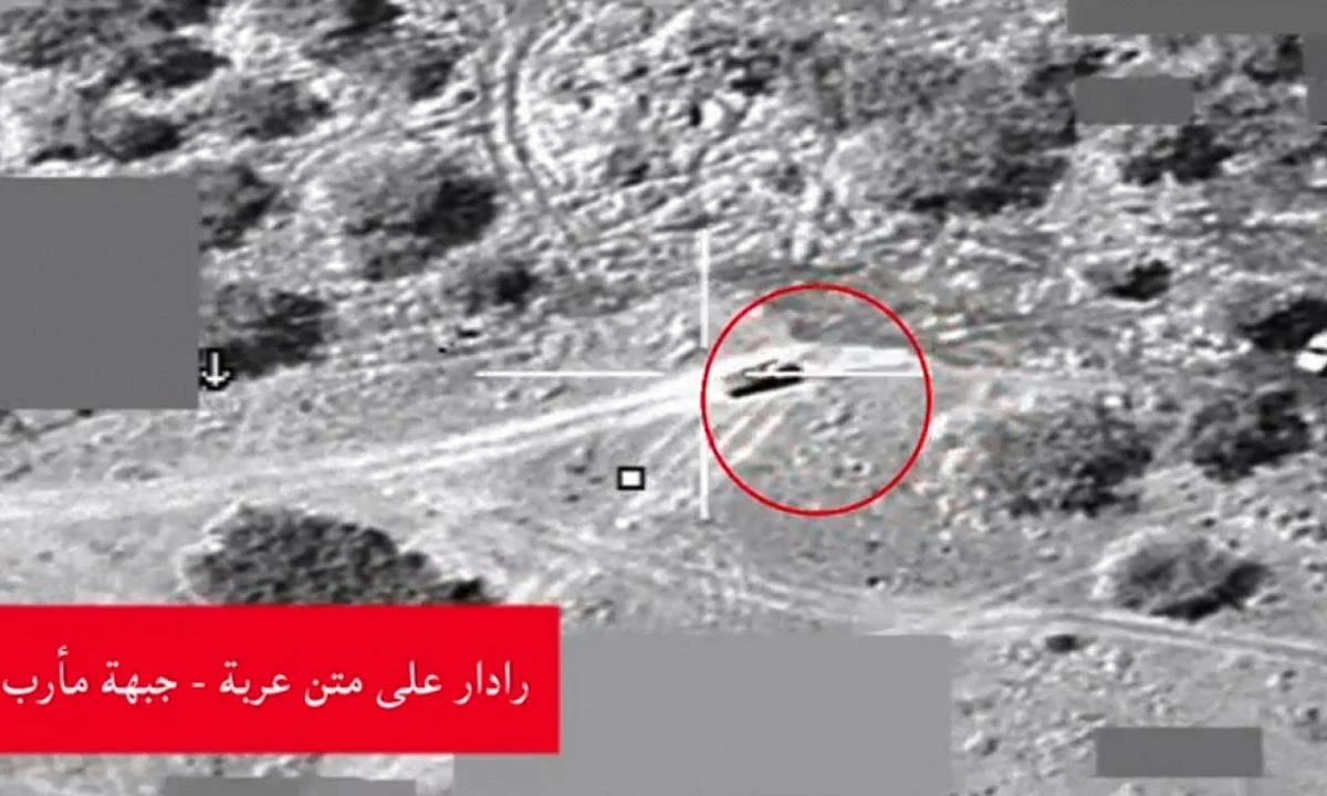 مقطع يوثق لحظة تدمير التحالف منظومة دفاع جوي لميليشيا الحوثي في مأرب