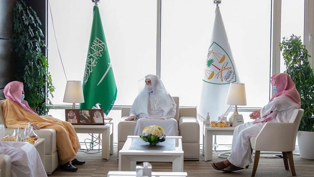 رئيس ديوان المظالم يلتقي الرئيس الجديد للمحكمة الإدارية العليا