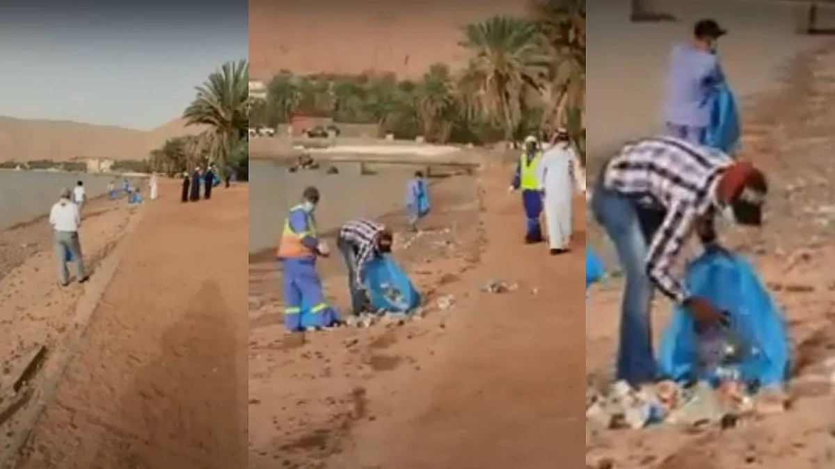 توضيح من أمانة تبوك بشأن مقطع رمي النفايات: اجتهاد خاطئ حوسب فاعله