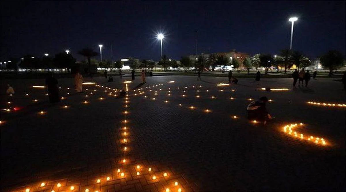 بالفيديو.. أمانة تبوك تضيء ممشى منتزه الأمير فهد بن سلطان بالشموع