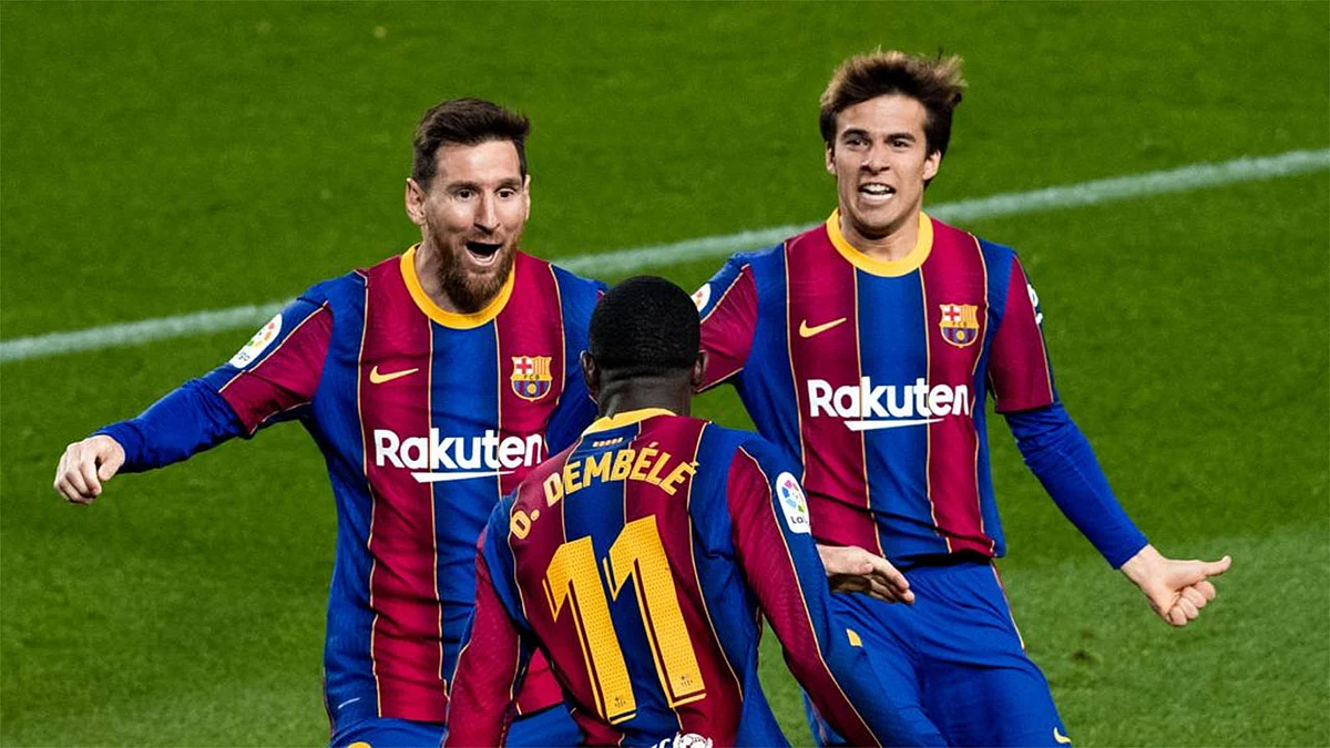 ديمبيلي يقود برشلونة للفوز على بلد الوليد والاقتراب من صدارة الليجا