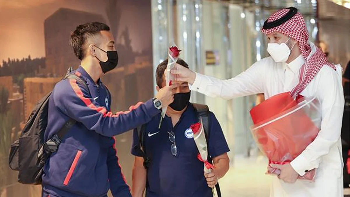 بعثة منتخب سنغافورا تصل الرياض للمشاركة في تصفيات كأس العالم