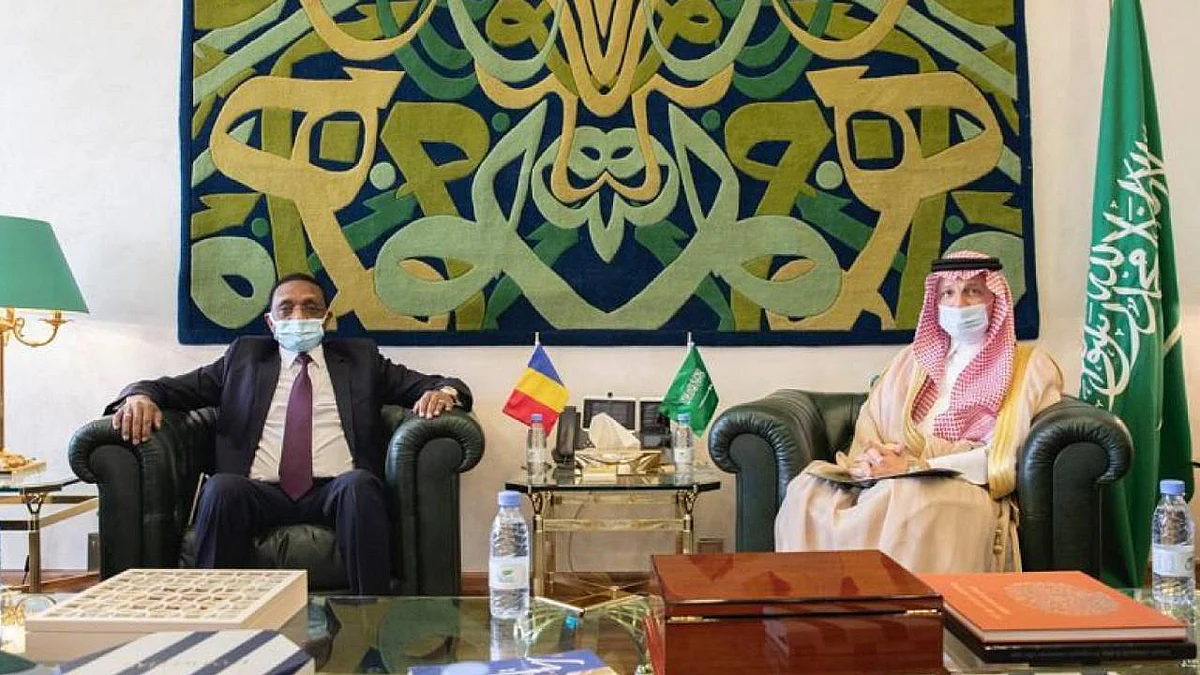 ولي العهد يتلقى رسالة من رئيس المجلس العسكري الانتقالي التشادي
