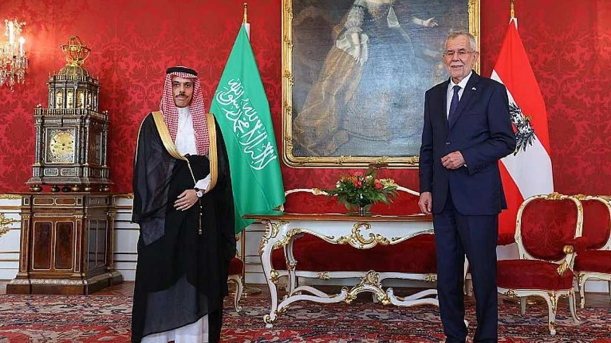 رئيس النمسا يستقبل الأمير فيصل بن فرحان في العاصمة فيينا