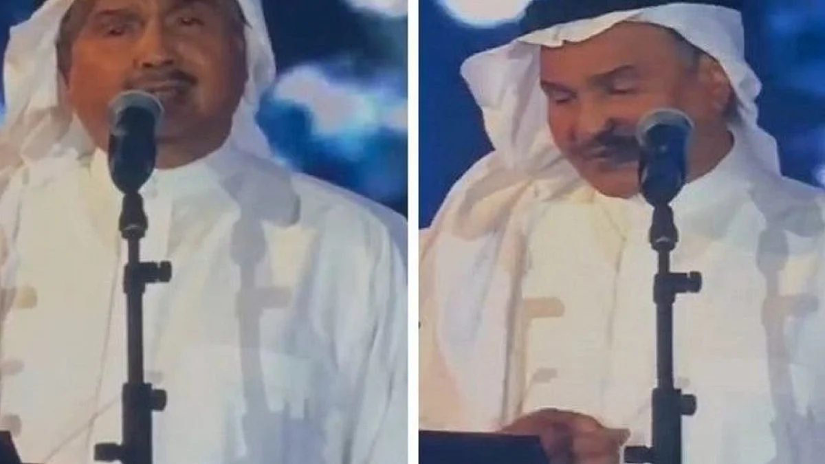 بالفيديو.. البكاء يُغَالب محمد عبده على مسرح قبة جدة