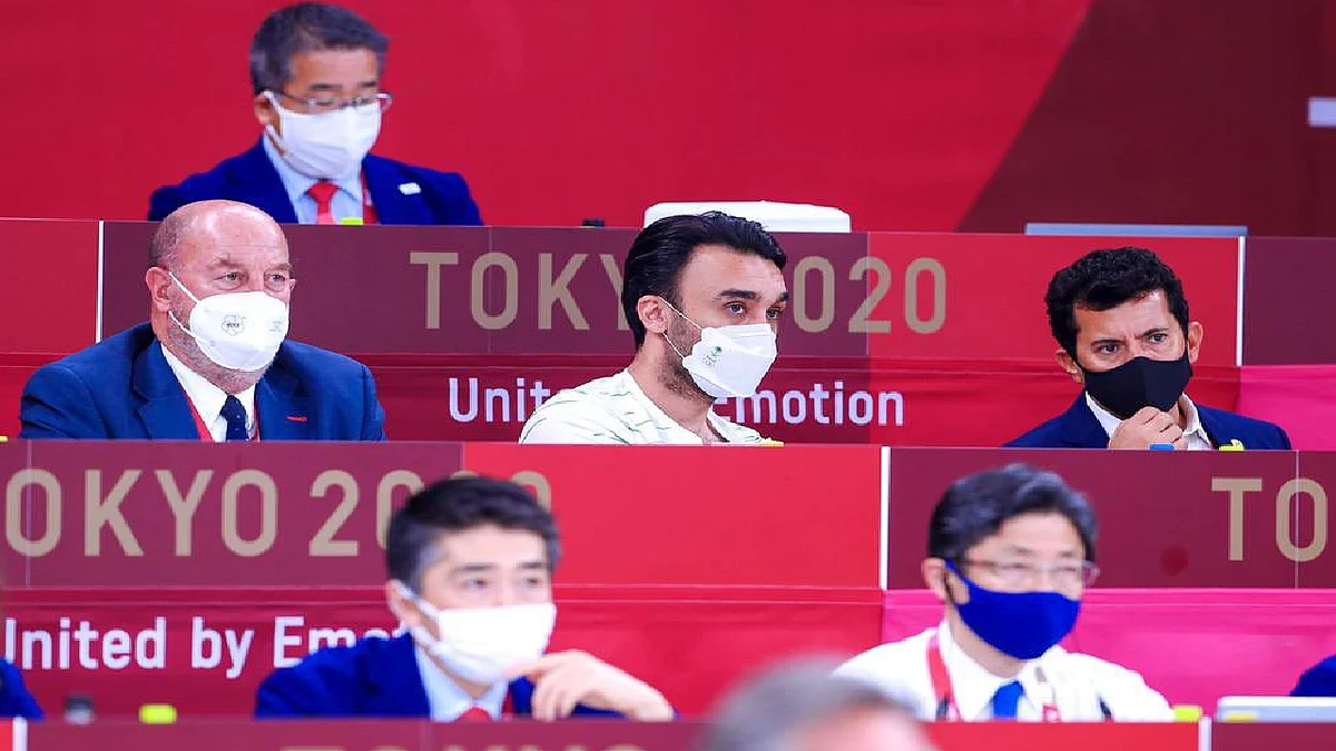 الفيصل ووزير الرياضة المصري يساندان طارق حامدي في الدورة الأولمبية