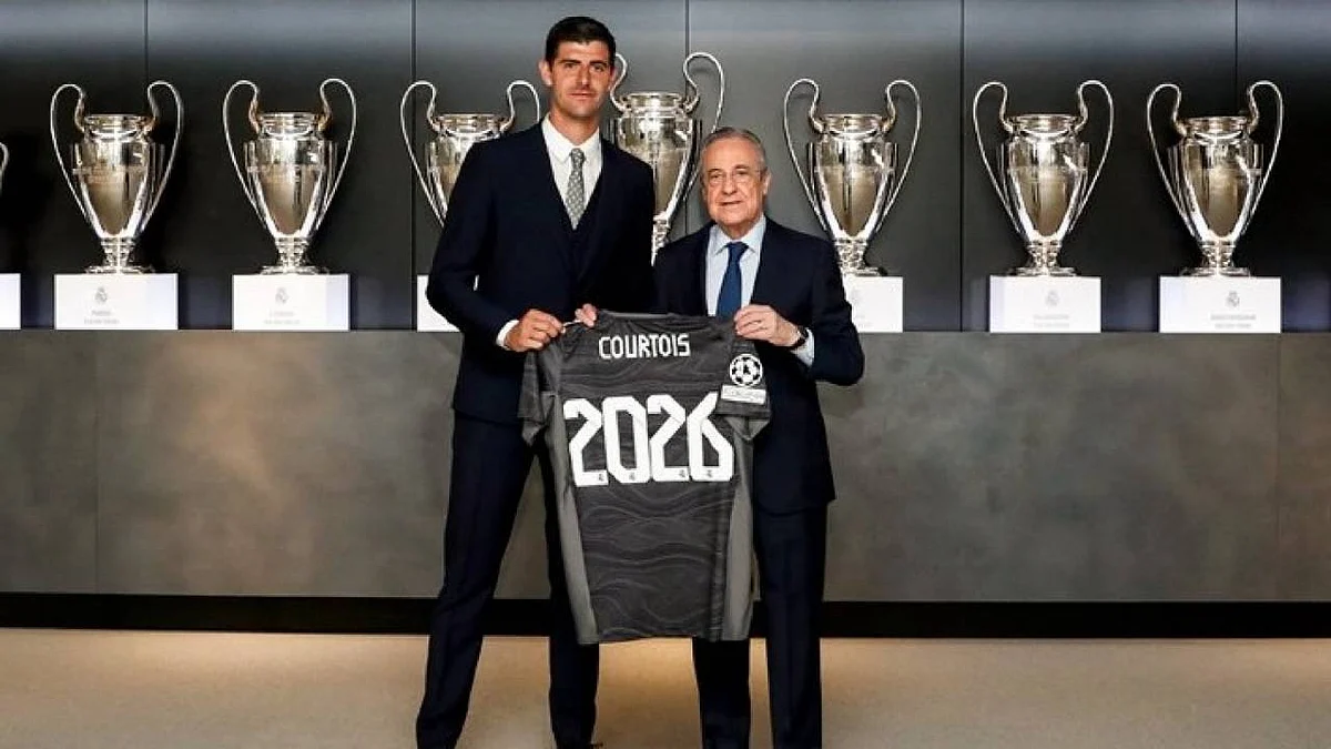ريال مدريد يعلن تمديد عقد حارسه البلجيكي كورتوا