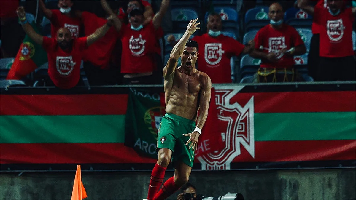 رونالدو يصنع التاريخ وينفرد بالرقم القياسي للأهداف الدولية