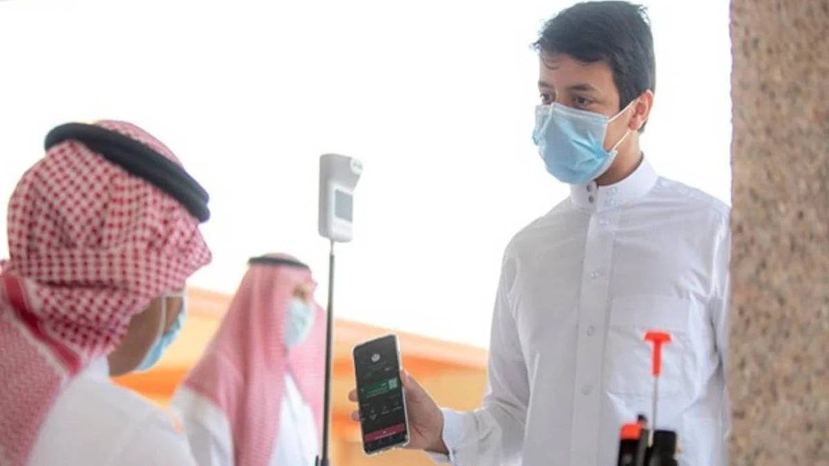 تقنية بديلة لاستخدام الجوالات داخل مدارس ملكية الجبيل لمعرفة الحالة الصحية