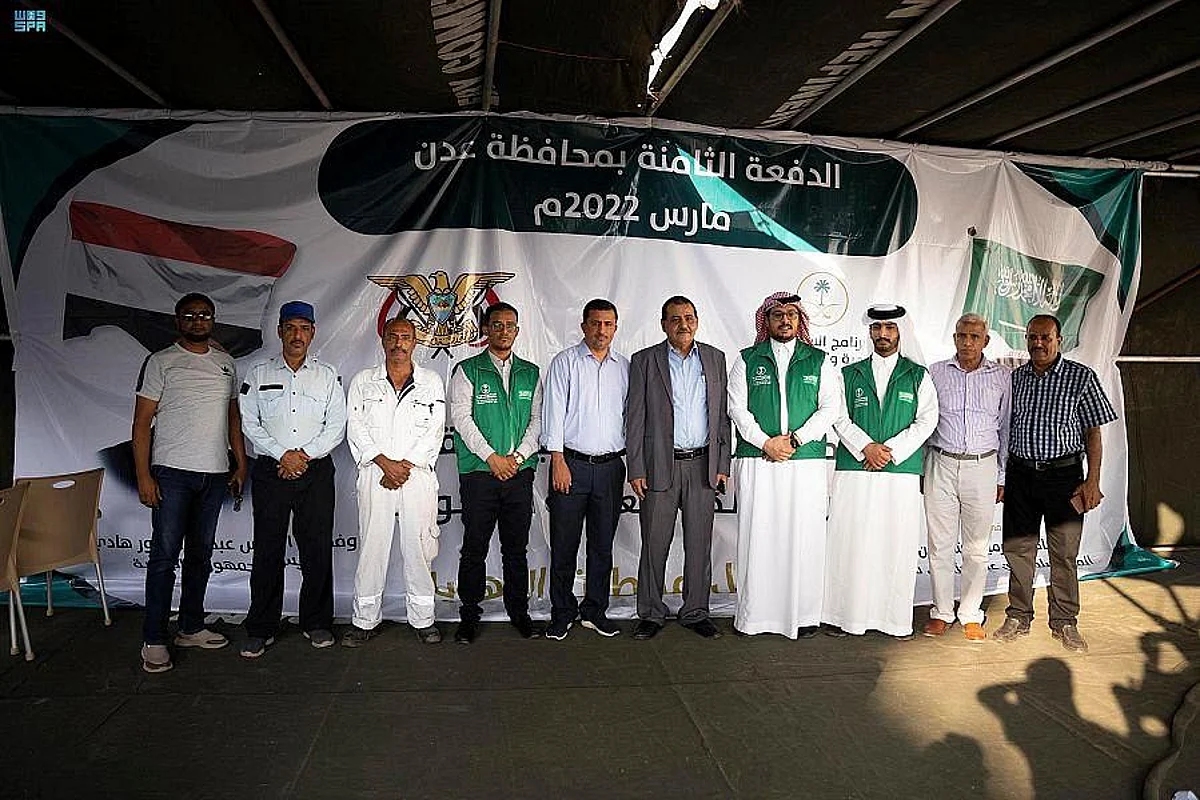 The eighth batch of the oil derivatives grant provided by the Kingdom of Saudi Arabia, through the Saudi Development and Reconstruction Program for Yemen