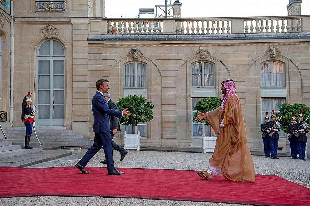 Crown Prince Sends Cable of Thanks to President of France