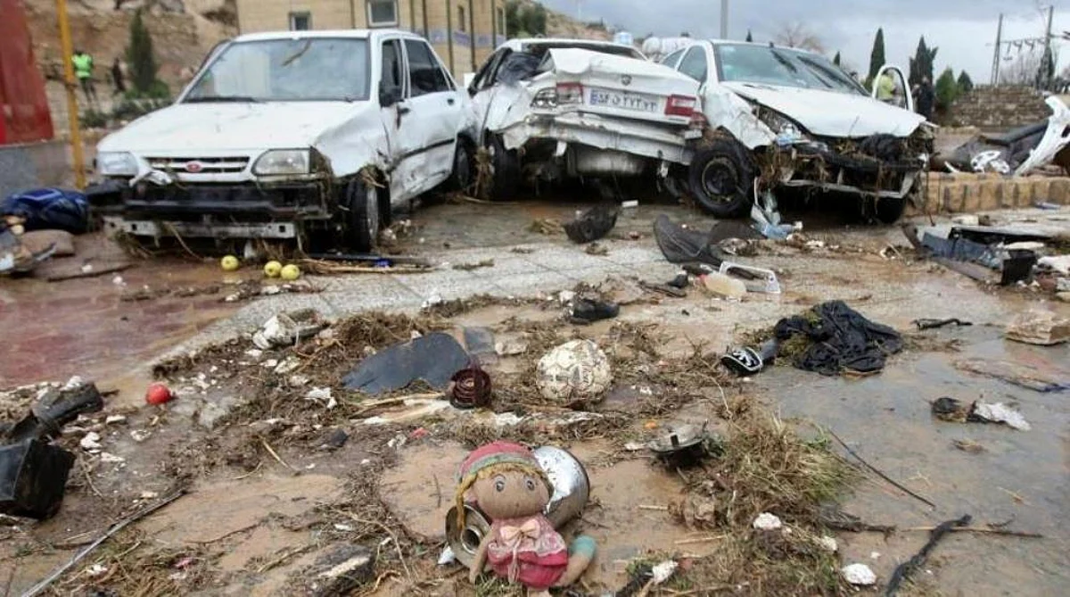 Iranian victims of the floods