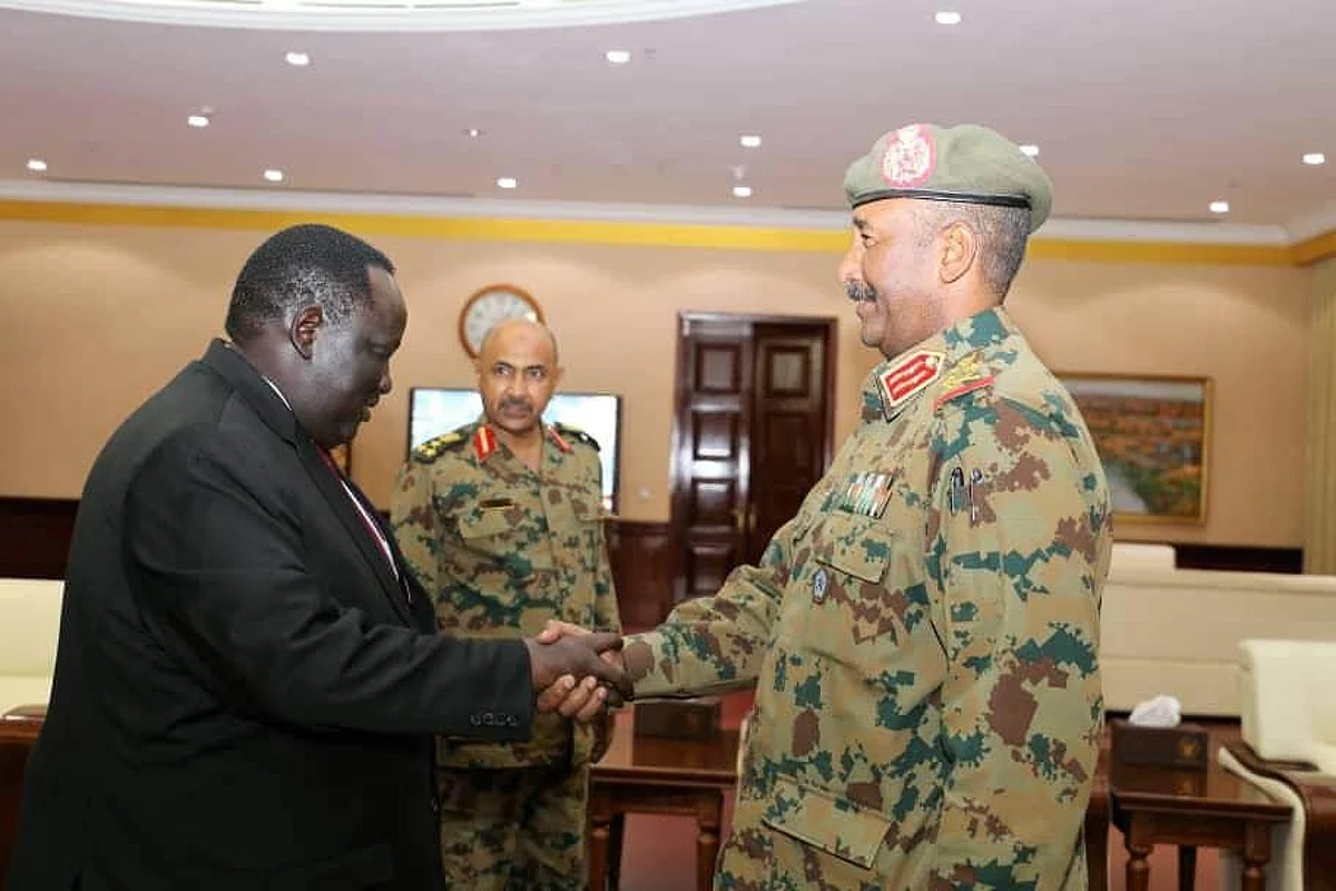 Abdul Fattah al-Burhan received a letter from South Sudan