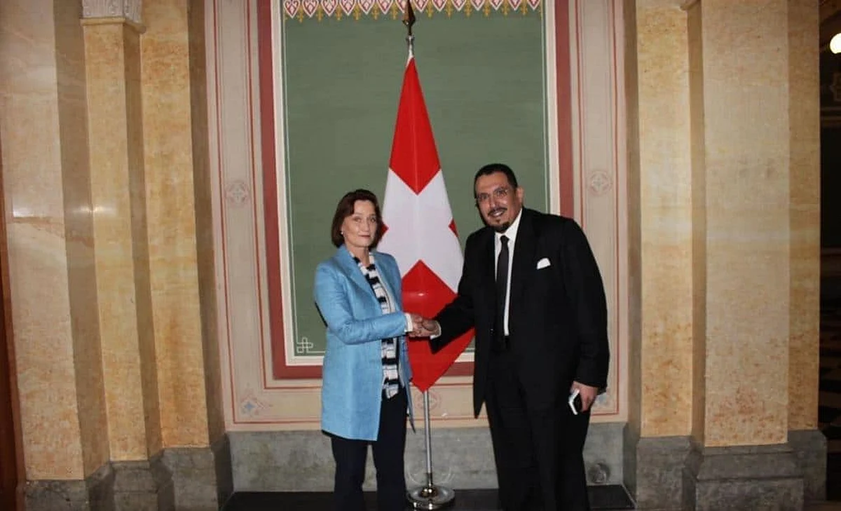 Saudi ambassador to Switzerland meets with Swiss Minister of State for Foreign Affairs