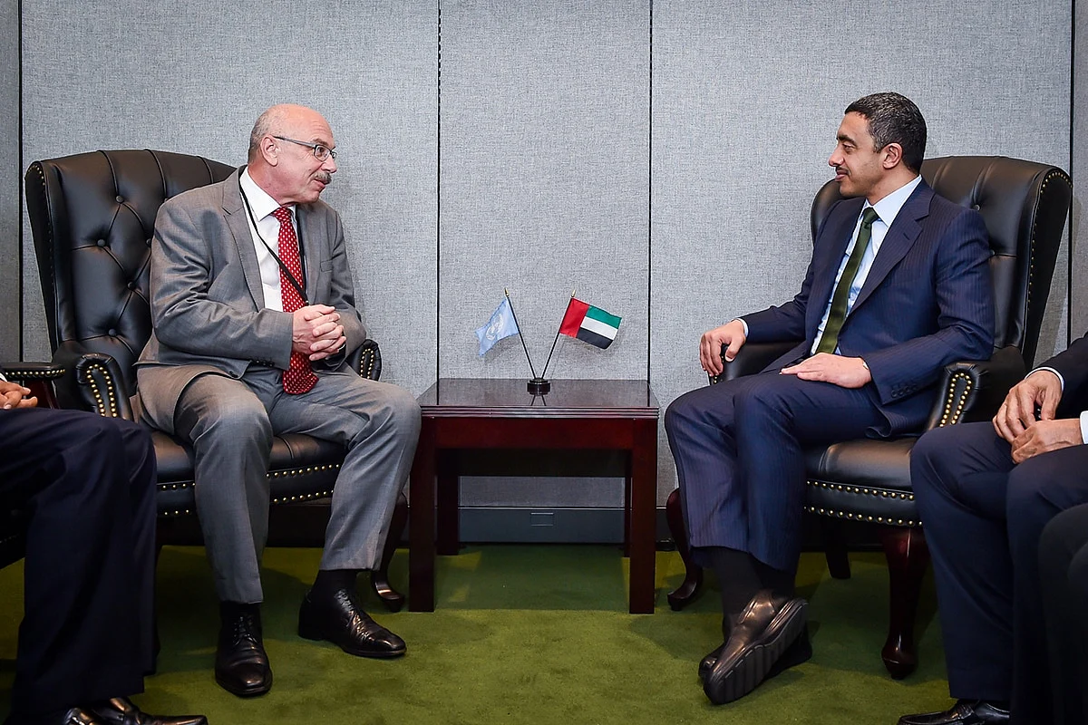 UAE Foreign Minister meets with UN Secretary General