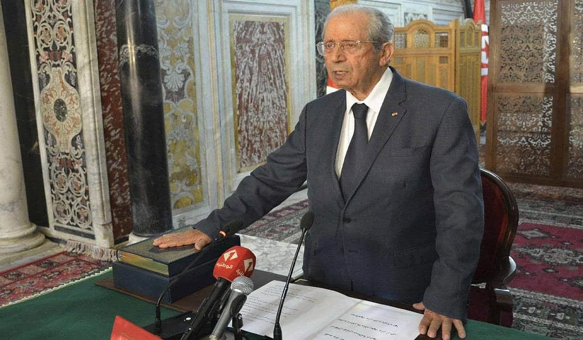 Tunisia’s speaker of house of representatives takes the oath as care-taker President of Tunisia