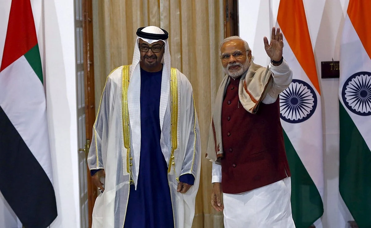 UAE Minister of Foreign Affairs meets Indian Prime Minister