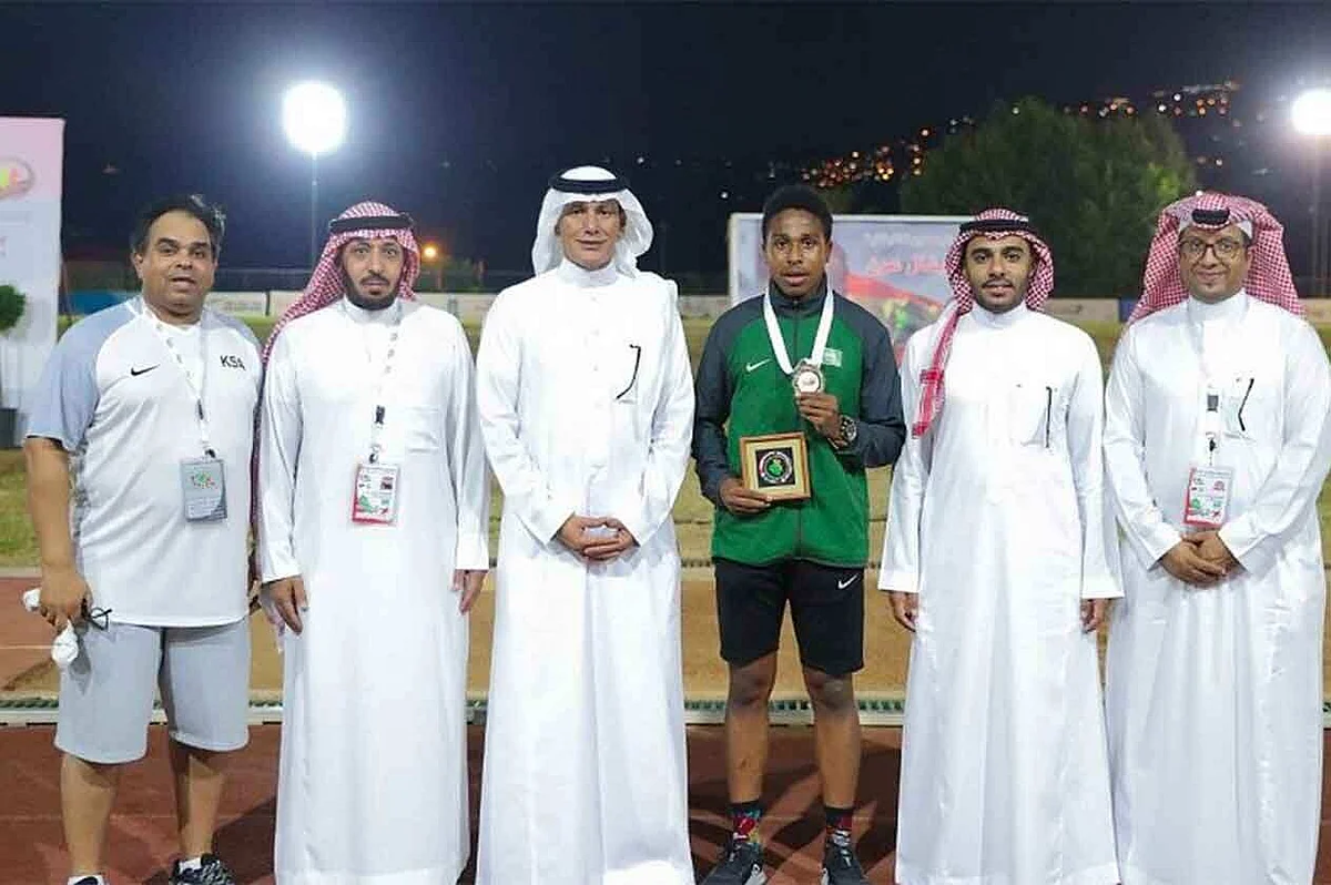 Saudi Arabia's Runner Ali Almas