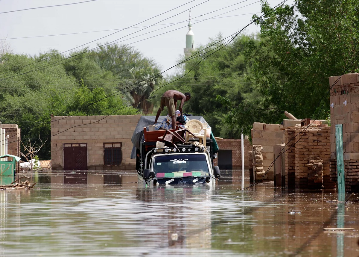 People Affected by Rains in Sudan