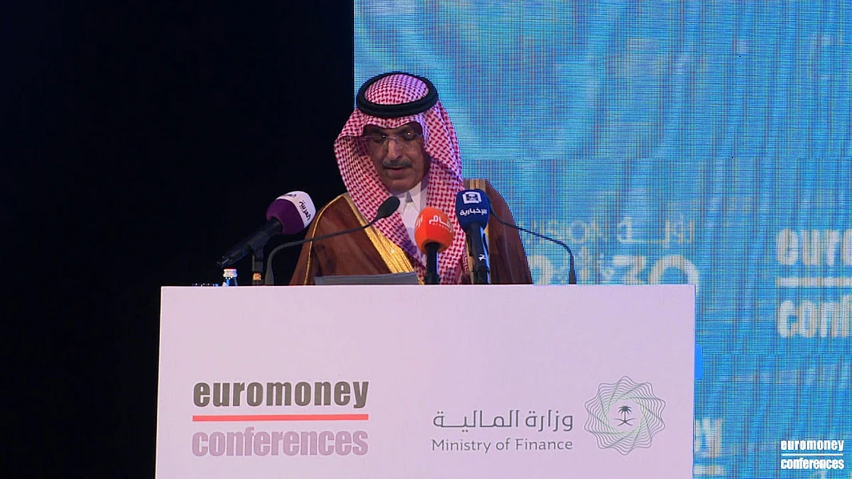 Saudi Arabia's finance minister, Mohammad Al-Jadaan in Euromoney conference