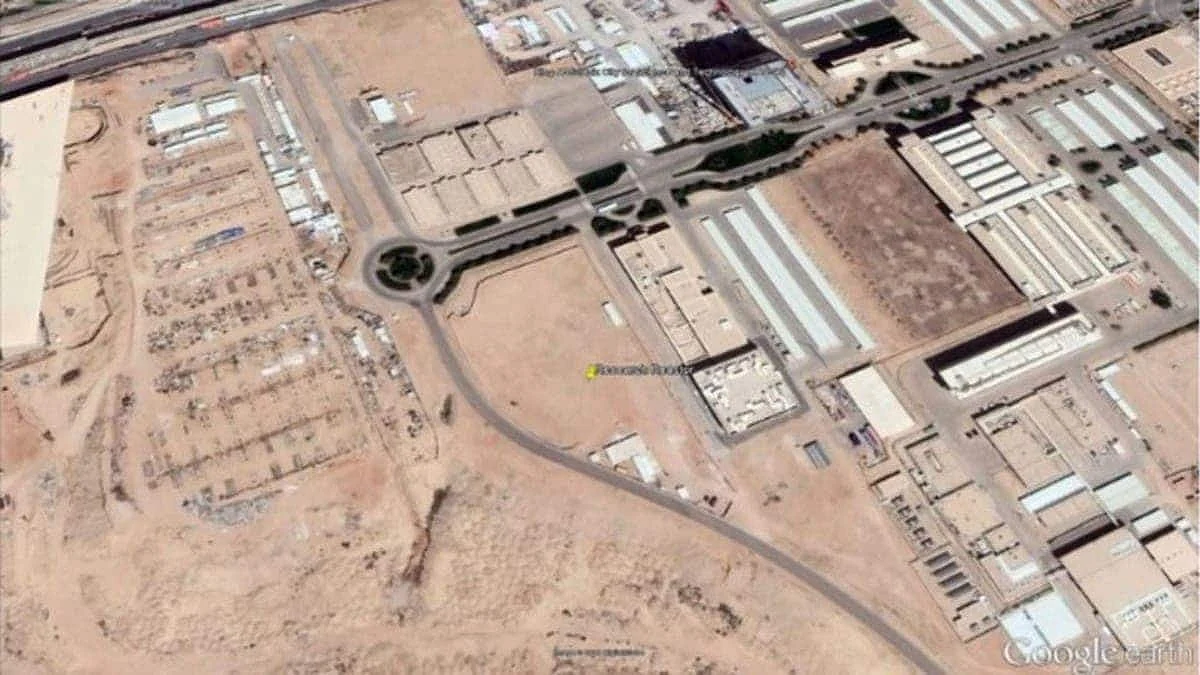An Aerial photographs of the first Saudi nuclear reactor (SMART)