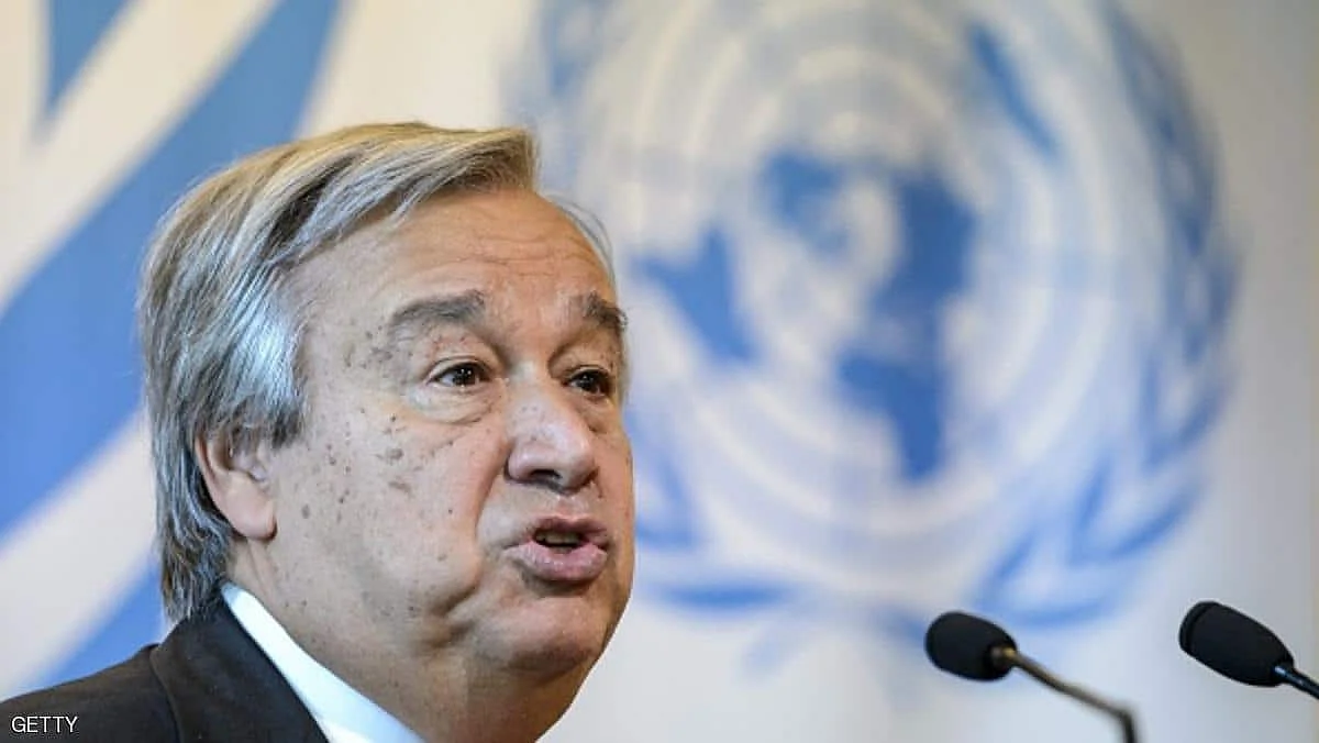 UN Secretary-General Antonio Guterres.