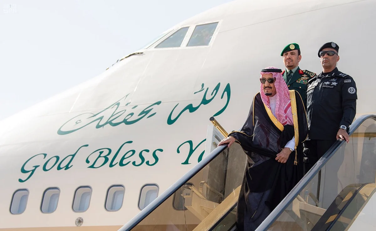 King Salman arrives in Riyadh from Jeddah
