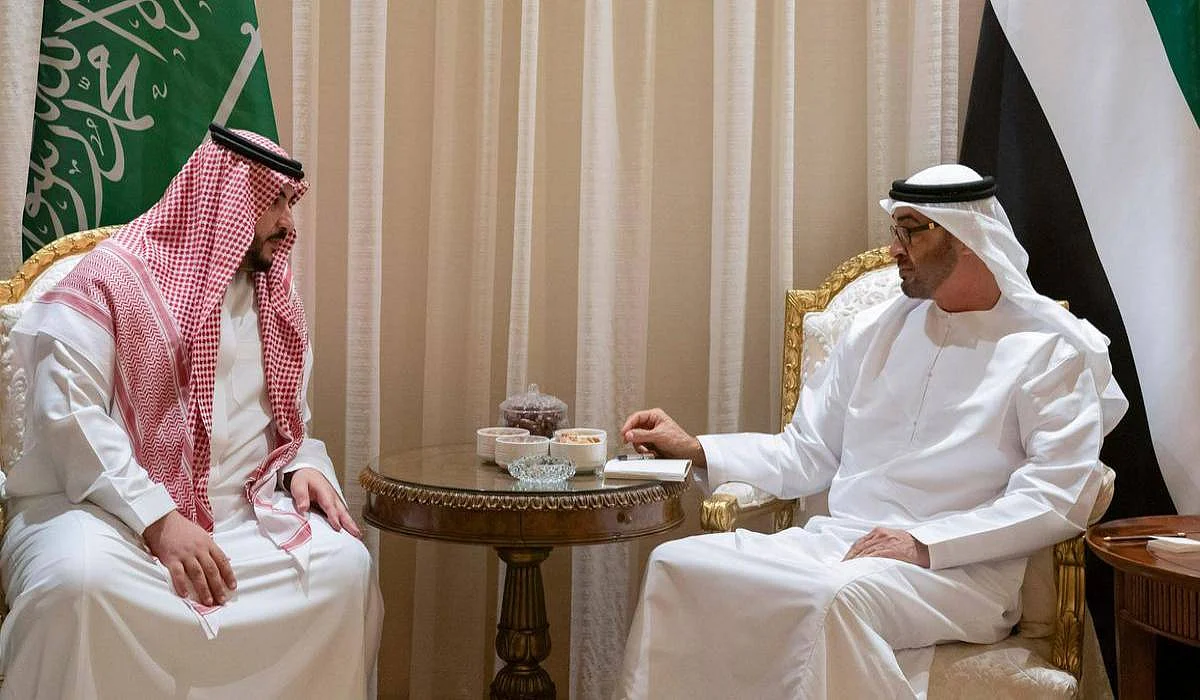 Sheikh Mohammad bin Zayed meets Saudi Deputy Defense Minister