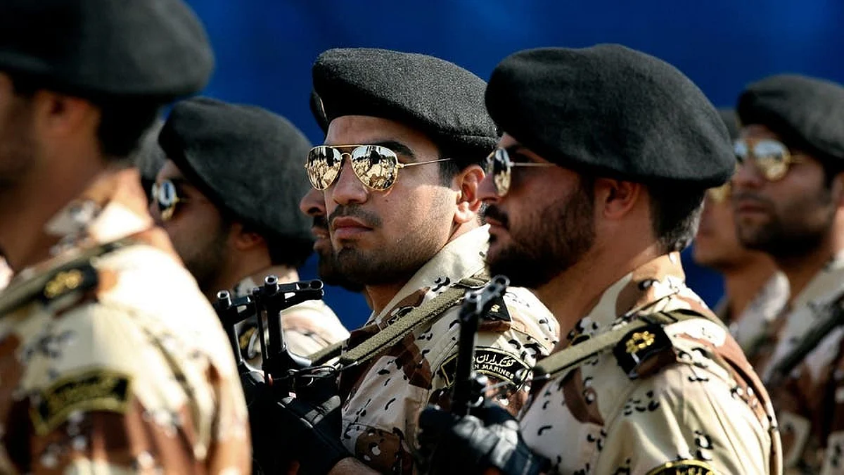 Members of the Iranian Revolutionary Guards