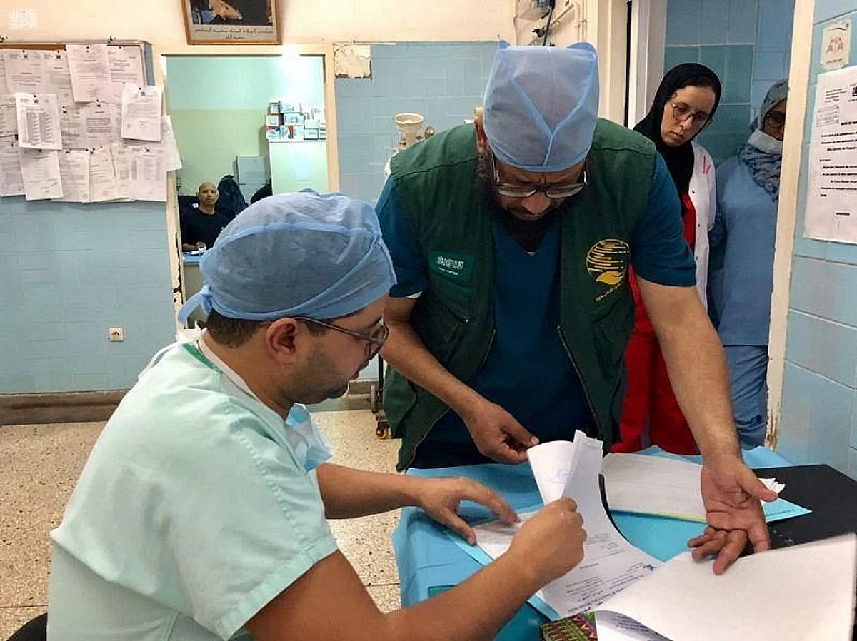 A Medical team of Saudi Arabia Conducts 22 Surgeries in Morocco