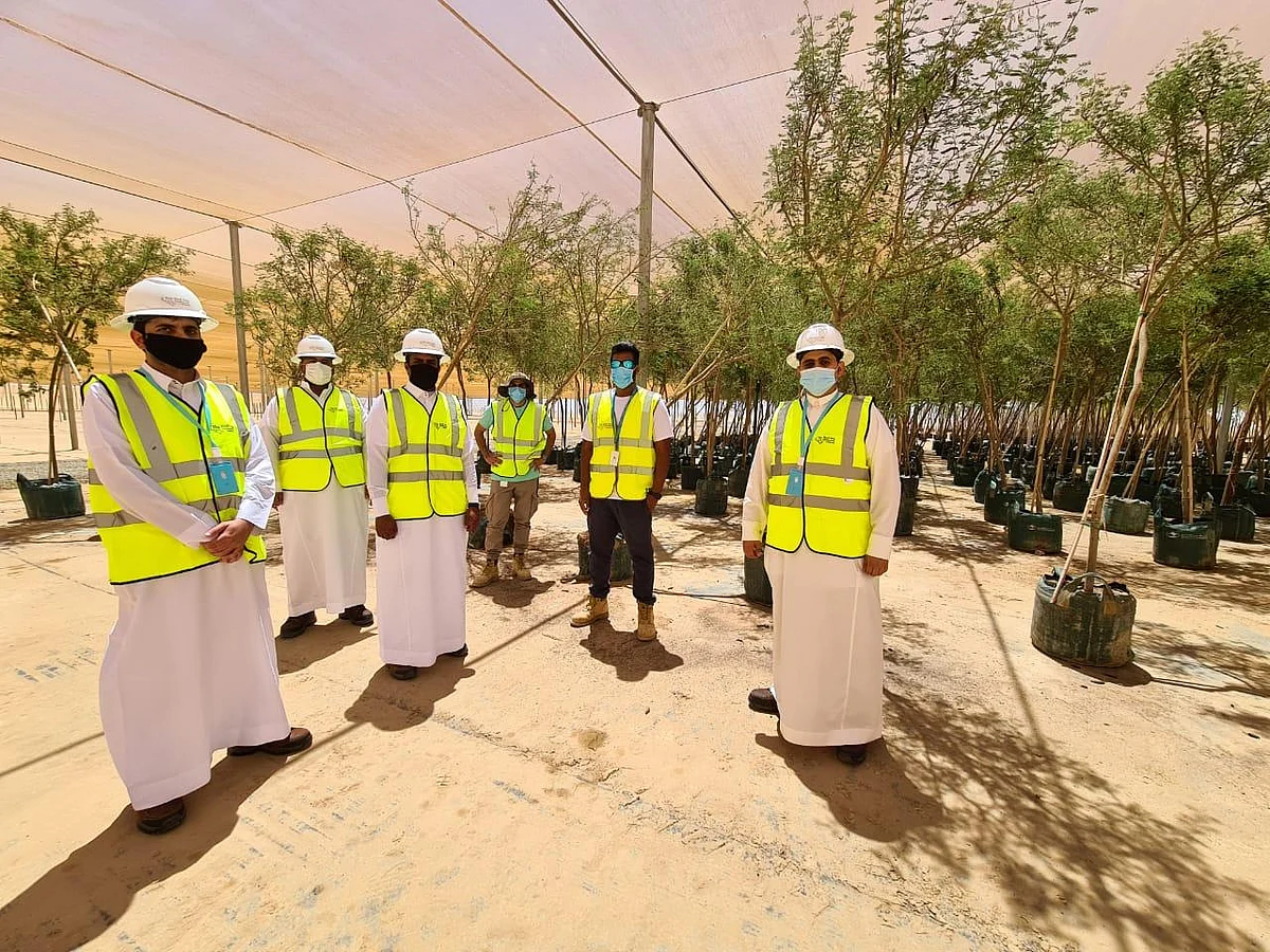 The Red Sea Development Company program covers general environmental awareness and local wildlife, and the impact of increased plastic recycling and alternatives.