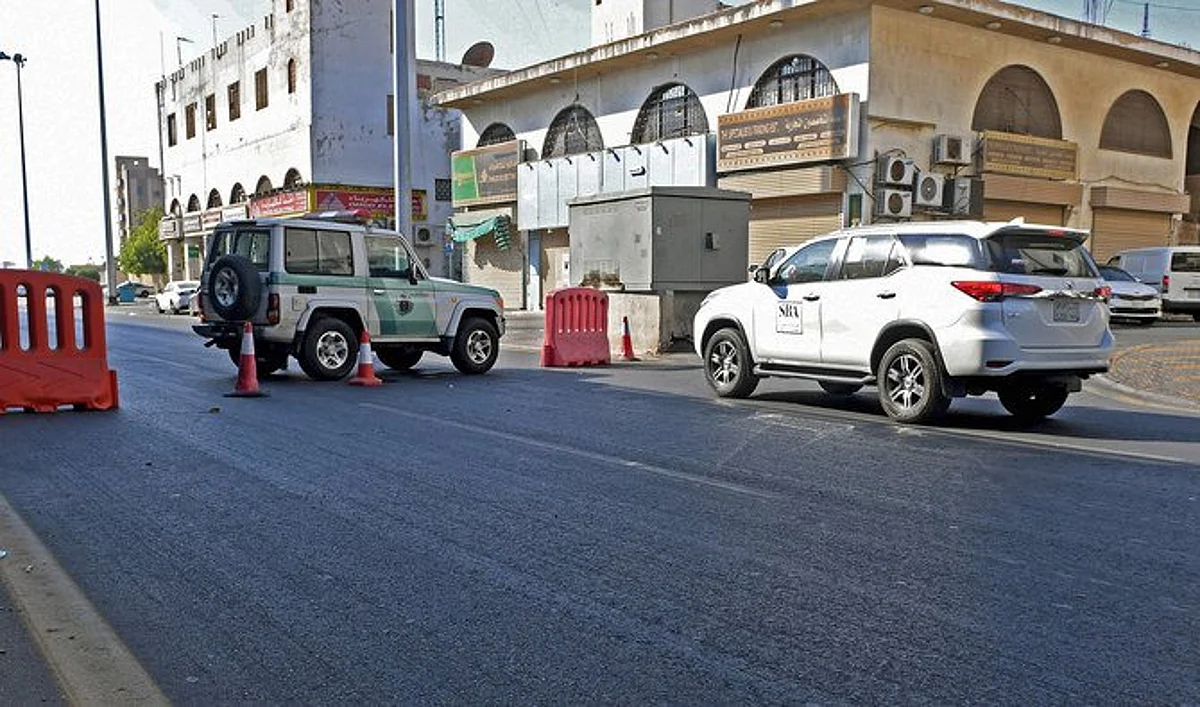 Saudi security forces seal off cemetery where Remembrance Day attack took place