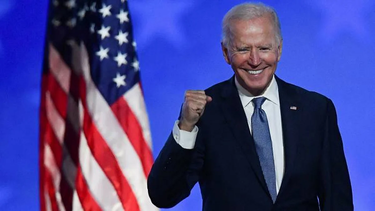 Joe Biden, the 46th president of the US.