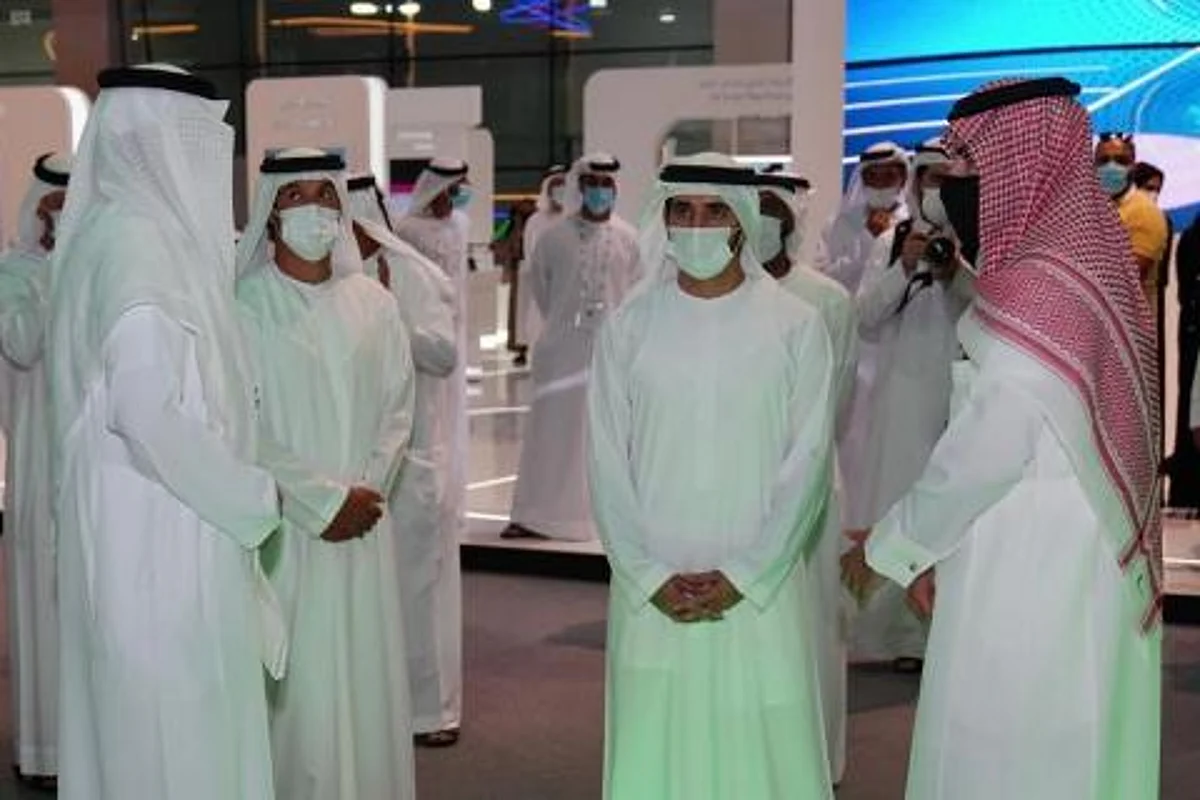 Dubai’s Crown Prince Visits Saudi Arabia’s Pavilion in “GITEX Technology Week 2020”